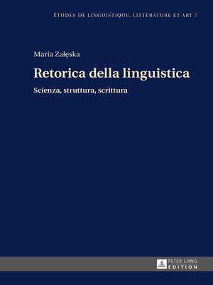 cover image of Retorica della Linguistica